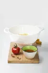 Akrilik Beyaz 2 Li Süzgeç Seti ( Makarna & Pirinç Süzgeci )-5