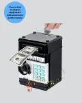 Işıklı Sesli Şifreli ATM Görünümlü Kasa Kumbara-4