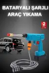 Şarjlı Ve Yüksek Basınçlı Oto Yıkama Makinesi Ve Sulama Tabancası Bahçe Yıkama Makinesi-1