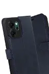 Oppo Reno 14F Trend S Plus Kapaklı Kılıf - Lacivert-3