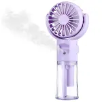 4 Kademeli Spreyli Şarjlı El Fanı – Boyuna Asılabilir USB Şarjlı Taşınabilir Mini Fan F4-1