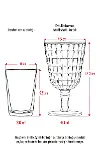 Allegra Şeffaf 6’lı Kadeh Bardak Seti 750 ml Akrilik Malzeme - Cam Değildir Kırılmaya Dayanıklı-4