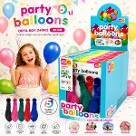 30 Paket - 5PCS Orta Boy Renkli - 30CM Party Balon Toptamda 150 Adet Balon-2