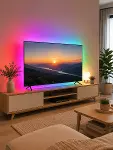 5 Metre RGB Şerit LED 5050 SMD Uzaktan Kumandalı Renkli Dekoratif LED Aydınlatma Seti-3
