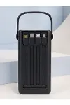 50.000 mAh LED Aydınlatmalı 4 Kablo Dahili Dijital Göstergeli Powerbank-1