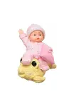 Decotown Hediyelik Sevimli Pembe Bebek Biblo Polyester Süs Eşyası-2