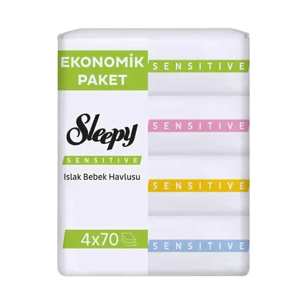 Sleepy Sensitive Islak Havlu Mendil 4x70 280 Yaprak