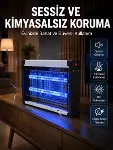 UV Işıklı Elektrikli Sinek ve Uçan Haşere Öldürücü Ev, Ofis ve İşletmeler İçin-1