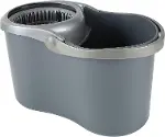 Kendinden Sıkma Paspas ve Kova Seti, 16 Litre, Gri-6