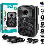 PL-4805 KARAOKE MİKROFONLU SPEAKER HOPARLÖR BT - SD - USB SARJLI RGB IŞIKLI DC 5V - AUX 8 INC BT-8109 (4745)-2