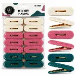 16PCS ÇAMAŞIR MANDALI RENKLİ PLASTİK - KABARTMA DESENLİ (4745)-3