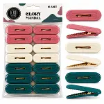 16PCS ÇAMAŞIR MANDALI RENKLİ PLASTİK - KABARTMA DESENLİ (4745)-1