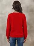 Kadın Uzun Kollu Bisiklet Yakalı Triko Bluz-3