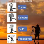 Profesyonel Fotoğraf Makinası Tripodu (4745)-5