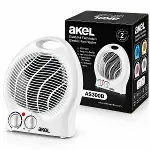 SICAK - SOĞUK ELEKTRİKLİ FANLI ISITICI 2 KADEME HIZ AYAR HIZLI ISITMA - SESSİZ FAN 2000W AS-300B (4745)-2