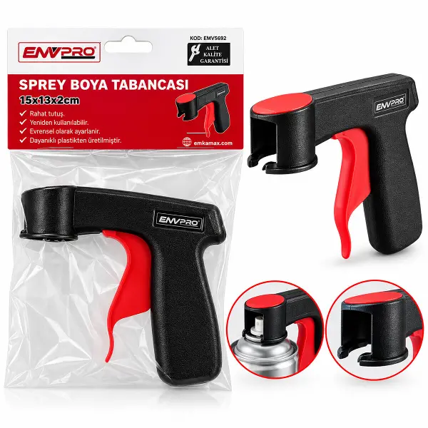 SPREY BOYA TABANCASI PLASTİK 15X13X2CM (4745)