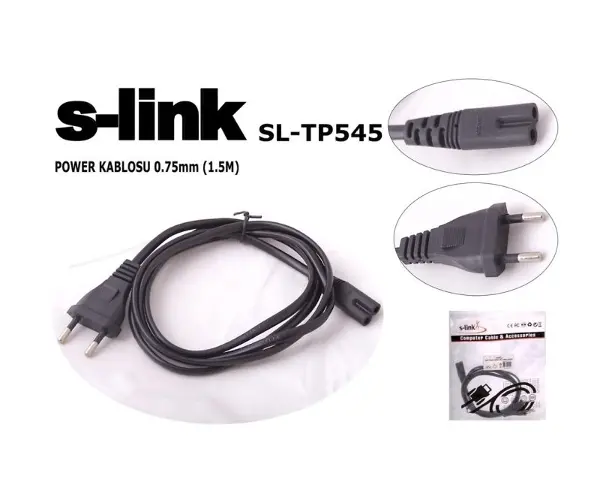 SL-TP545 1.5m 0.75mm Teyip Power Kablosu