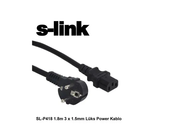 SL-P418 1.8m 3x1.5mm Lüks Power Kablo