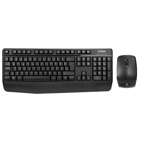 KM-3335 Siyah Kablosuz Q Klavye Set