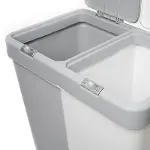 Motek Çok Amaçlı Çift Bölmeli 80 Litre Çamaşır Kirli Sepeti-3