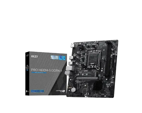 MSI PRO H610M-S DDR4 II 3200MHZ MATX 1700P