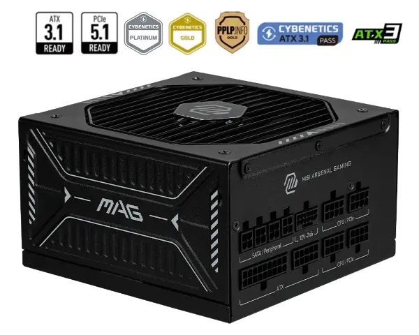 MAG A850GLS PCIE5 850W 80+ GOLD FULL MODÜLER