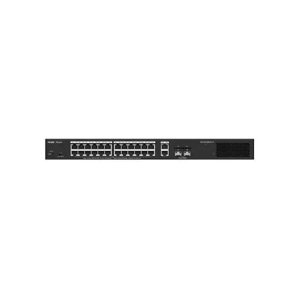REYEE RG-ES228GS-LP 28 PORT 26XGE/2SFP 250W BULUT YÖNETİLEBİLİR POE SWİTCH